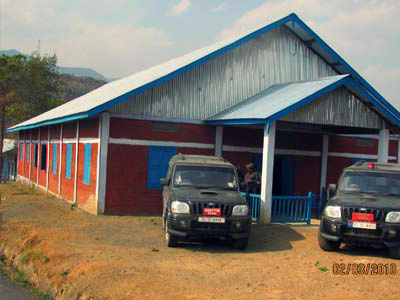 Conference Hall at Akhwego village, Meluri block.