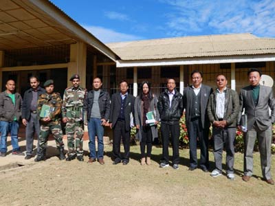 DUDA officials touring to conduct District Level Committee (DLC) meetings at Tuensang, Mon, Kiphire and Phek districts.