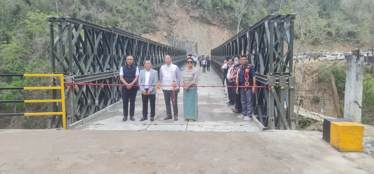 Inauguration of Zingki Bailey Bridge by Chief Minister 5